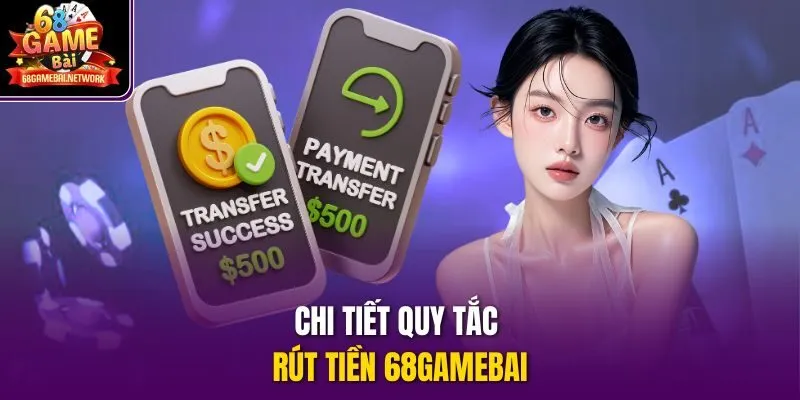 Chi tiết quy tắc rút tiền 68gamebai