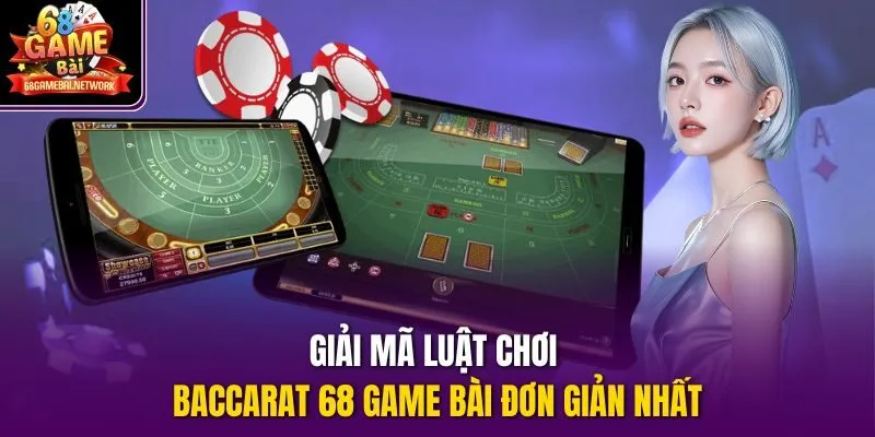 Giải mã luật chơi Baccarat 68 game bài đơn giản nhất